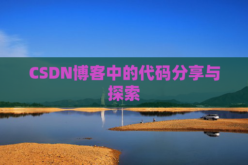 CSDN博客中的代码分享与探索